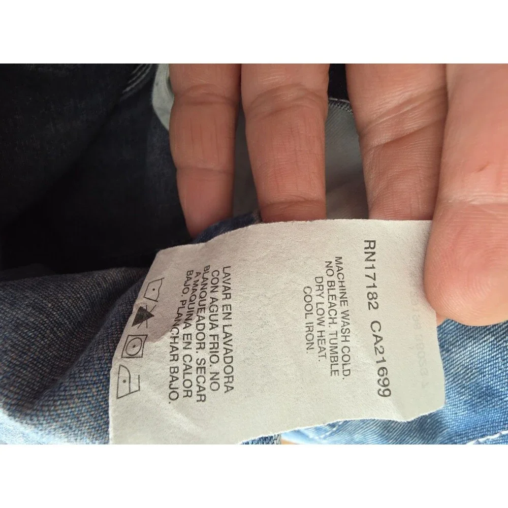 Vintg Big Smith Mens Denim Carpenter Bib Overalls Work Utility Overall 36"*32" - Picture 6 of 10